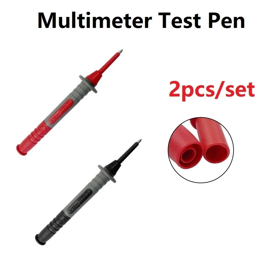 2pcs Multimeter Digital Test Pen Needle Replaceable Gilded Probe Multi-Purpose 2mm Pure Copper For Multimeter Test Leads Pin
2pcs Multimeter Digital Test Pen Needle Replaceable Gilded Probe Multi-Purpose 2mm Pure Copper For Multimeter Test Leads Pin