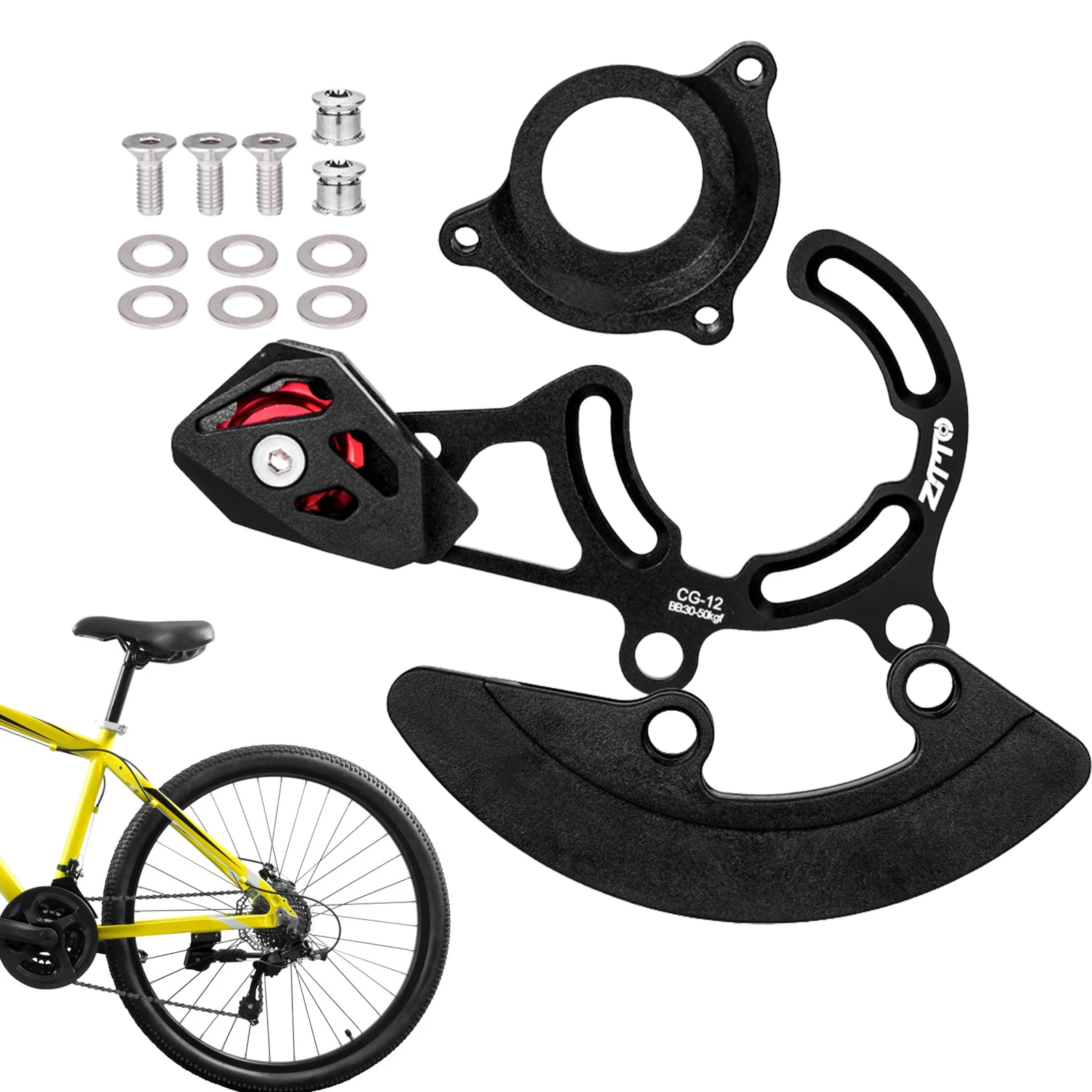 Направляющая велосипедной цепи стабилизатор цепи шкива для горного велосипеда из алюминиевого сплава CG12 защита цепи направляющей цепи для... 
Направляющая велосипедной цепи стабилизатор цепи шкива для горного велосипеда из алюминиевого сплава CG12 защита цепи направляющей цепи для...