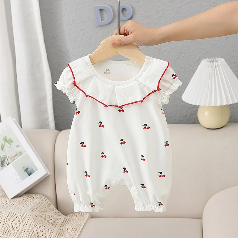 Children's clothing 2022 new baby jumpsuit small fresh cherry baby short-sleeved romper
Children's clothing 2022 new baby jumpsuit small fresh cherry baby short-sleeved romper