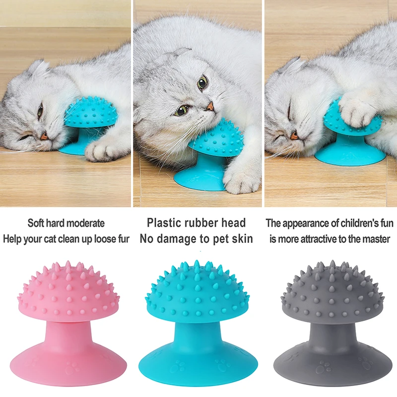 Cat Self Groomer With With Suction Cup Soft Cats Wall Corner Massage Semicircle Cat Comb Convenient Pet Brush Rubs Durable
Cat Self Groomer With With Suction Cup Soft Cats Wall Corner Massage Semicircle Cat Comb Convenient Pet Brush Rubs Durable