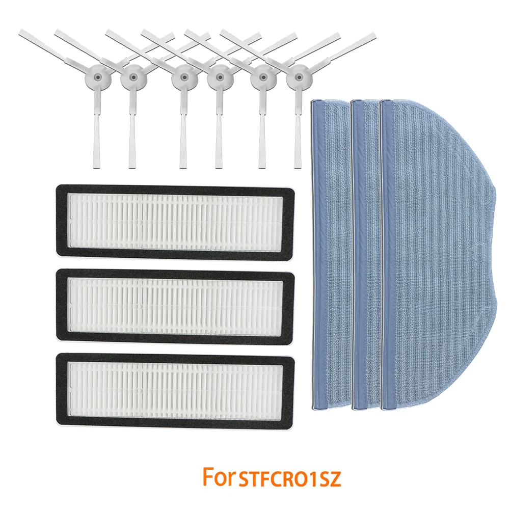 12pcs For Xiaomi Mijia STFCR01SZ Robot Vacuum Cleaner Filter Side Brush Mop Cloths Original Accessories Household
12pcs For Xiaomi Mijia STFCR01SZ Robot Vacuum Cleaner Filter Side Brush Mop Cloths Original Accessories Household