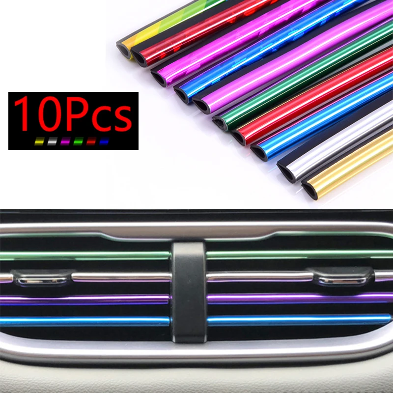 10 Pcs Car Air Conditioner Outlet Decorative U Shape Moulding Trim Strips Decor Universal Car Accessories Interior 20cm
10 Pcs Car Air Conditioner Outlet Decorative U Shape Moulding Trim Strips Decor Universal Car Accessories Interior 20cm