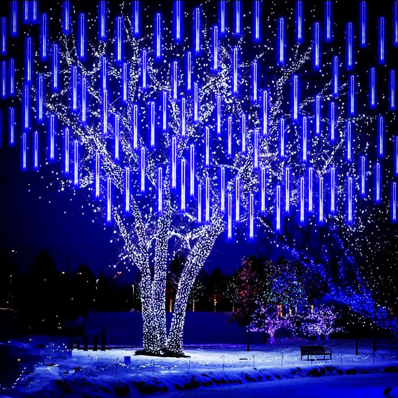 1/2/3/4 Set Meteor Shower Rain LED String Light Outdoor Waterproof Fairy Light Street Garland Christmas Tree Decoration Navidad 
1/2/3/4 Set Meteor Shower Rain LED String Light Outdoor Waterproof Fairy Light Street Garland Christmas Tree Decoration Navidad