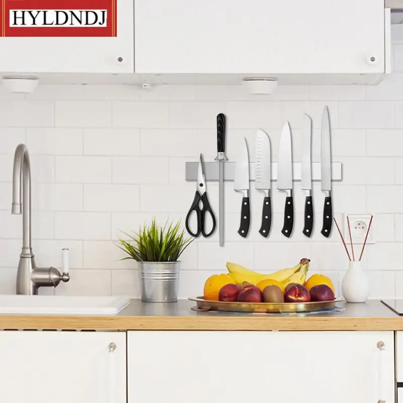 Magnetic Knife Kitchen Holder Wall-Mounted Dual Installation Knife Strip Multi-Function Tool Storage Kitchen Knife Accessories
Magnetic Knife Kitchen Holder Wall-Mounted Dual Installation Knife Strip Multi-Function Tool Storage Kitchen Knife Accessories