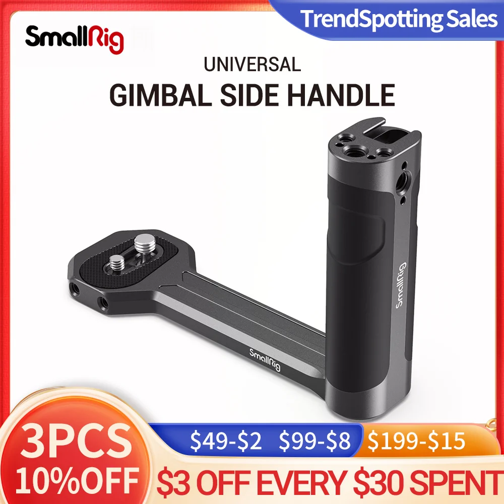 Боковая ручка SmallRig RoninS для DJI Ronin-S / SC & Zhiyun Crane 2 / V2 & Moza Air 2 / AirCorss 2 Gimbals W/ Cold Shoe Mount 2786 
Боковая ручка SmallRig RoninS для DJI Ronin-S / SC & Zhiyun Crane 2 / V2 & Moza Air 2 / AirCorss 2 Gimbals W/ Cold Shoe Mount 2786