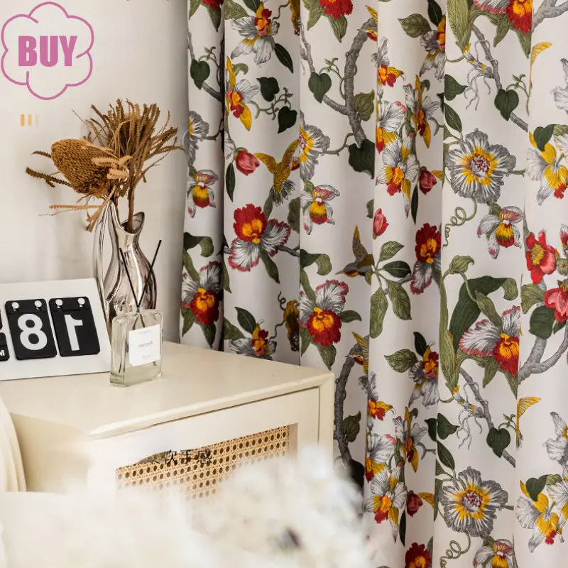 American Country Printed Curtains for Living Dining Room Bedroom High-precision Rural Style Printed WhiteTulle Sheer Curtains
American Country Printed Curtains for Living Dining Room Bedroom High-precision Rural Style Printed WhiteTulle Sheer Curtains