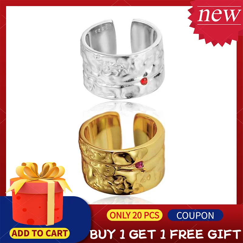 925 Sterling Silver Ring Gold Rings For Women Luxury Adjustable Designer Trending Products 2022 Dainty Vintage Jewelry Anillos
925 Sterling Silver Ring Gold Rings For Women Luxury Adjustable Designer Trending Products 2022 Dainty Vintage Jewelry Anillos