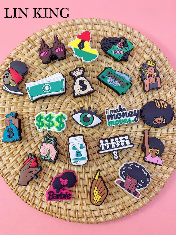 Novelty PVC Dollar Shoe Croc Pin Charms Clogs Ornaments Accessories Diy Buckle Decorations For Kids Party Xmas Halloween Gifts
Novelty PVC Dollar Shoe Croc Pin Charms Clogs Ornaments Accessories Diy Buckle Decorations For Kids Party Xmas Halloween Gifts