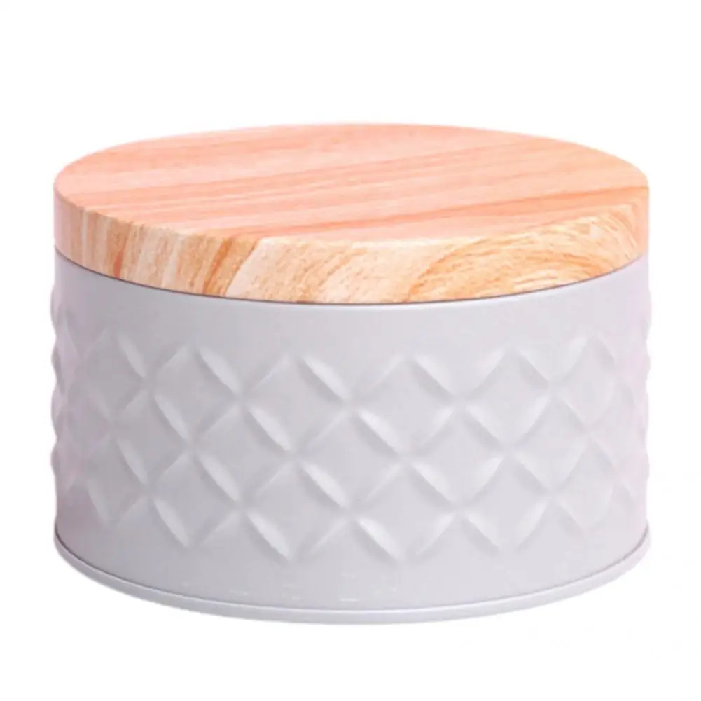 Useful Storage Container Eye-catching Not Easy Deforming Storage Tin Box for Scented Candles Cookie Storage Box
Useful Storage Container Eye-catching Not Easy Deforming Storage Tin Box for Scented Candles Cookie Storage Box