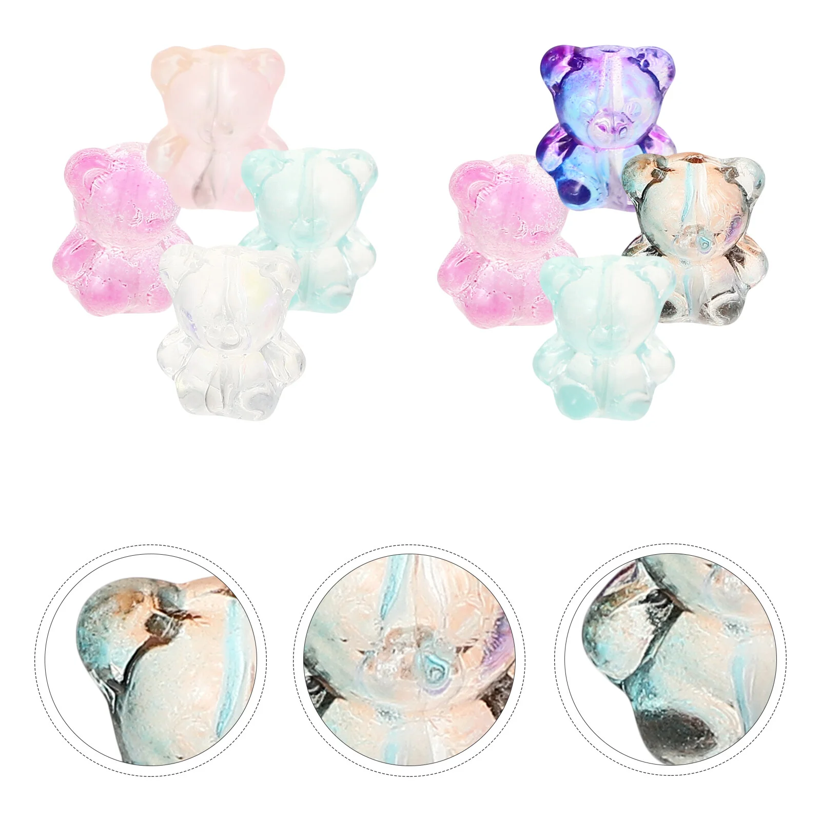 Glass Three-dimensional Bear String Hole Accessories Beads Charm Stoppers Bracelets
Glass Three-dimensional Bear String Hole Accessories Beads Charm Stoppers Bracelets