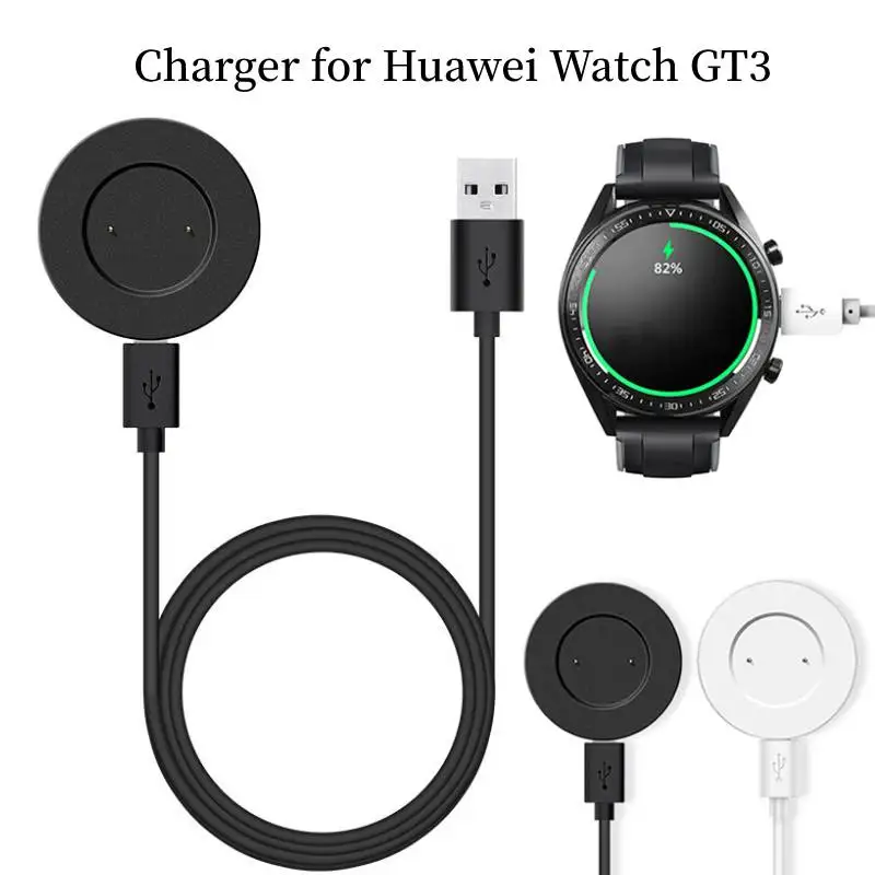 

Беспроводное зарядное устройство для Huawei Watch GT2, Универсальный USB-кабель для быстрой зарядки для Honor Watch GS Pro, магнитное зарядное устройство для часов