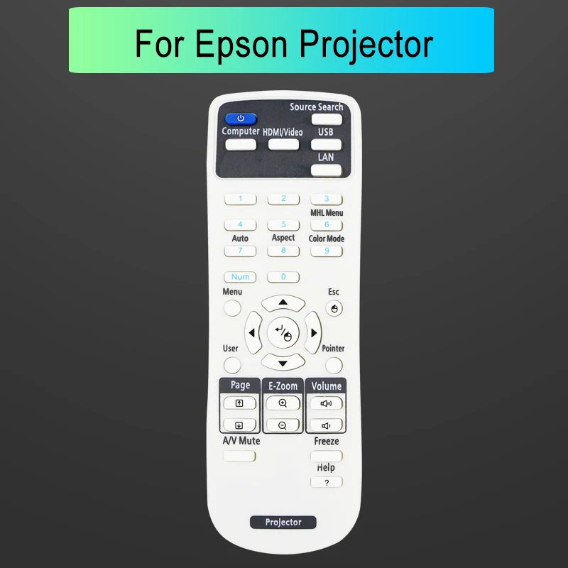 Mingfulai For Universal Projector Remote Control Epson 1599176 EX3220 EX5220 EX5230 EX6220 EX7220 725HD 730HD
Mingfulai For Universal Projector Remote Control Epson 1599176 EX3220 EX5220 EX5230 EX6220 EX7220 725HD 730HD