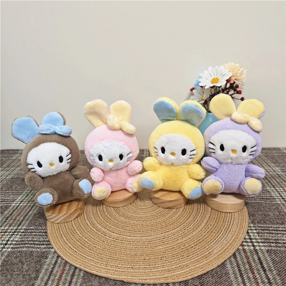 Брелок Hello Kitty Sanrio 12 см, плюшевая кукла-кролик с перекрестной одеждой, кавайная аниме мультяшная плюшевая игрушка-плюшевая Подвеска для детей
Брелок Hello Kitty Sanrio 12 см, плюшевая кукла-кролик с перекрестной одеждой, кавайная аниме мультяшная плюшевая игрушка-плюшевая Подвеска для детей