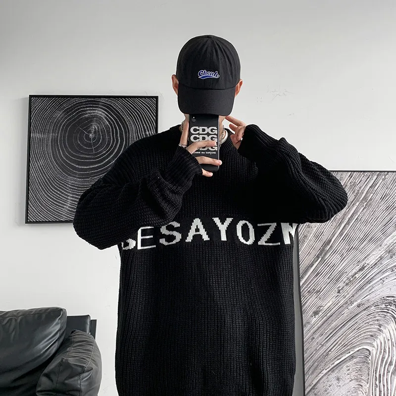 2023 Men's New Fashion Versatile Round Neck Pullover 3D Letter Printing Pullover Retro Lazy Relaxed Long Sleeve Teenager Sweater
2023 Men's New Fashion Versatile Round Neck Pullover 3D Letter Printing Pullover Retro Lazy Relaxed Long Sleeve Teenager Sweater