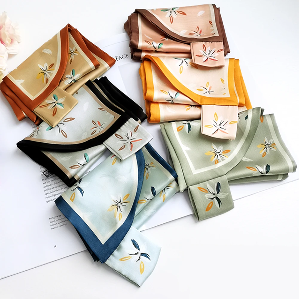 New Korean Floral Print Bandana Foulard Headband Shawl Wraps Hair Scarves Neckerchief Satin Silk Scarf
New Korean Floral Print Bandana Foulard Headband Shawl Wraps Hair Scarves Neckerchief Satin Silk Scarf