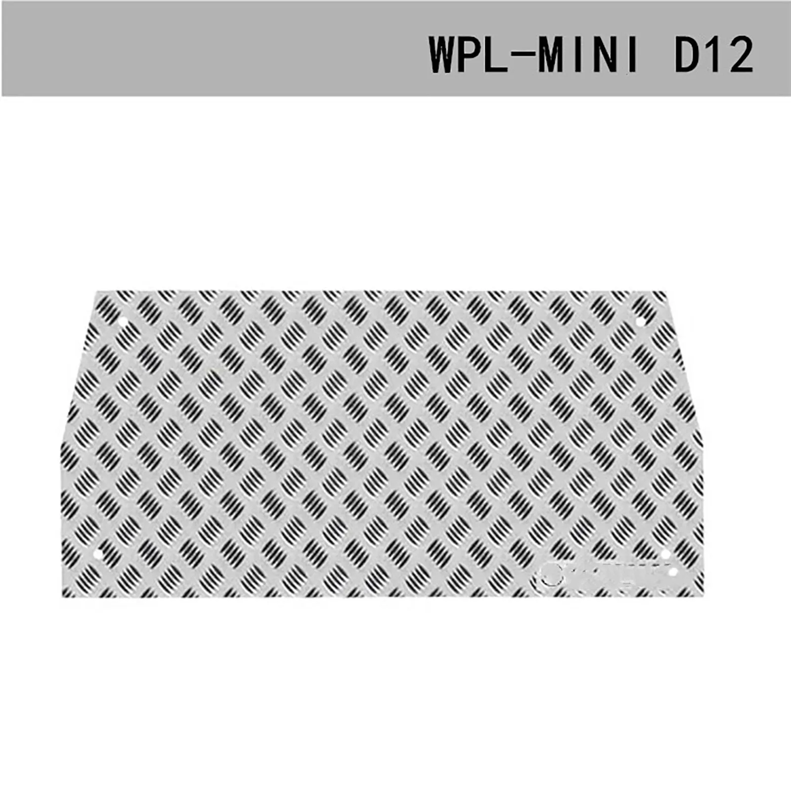 Anti-Skid Plate Kit for 1:16 WPL Mini D12, Stainless Steel Rear Body Anti-skid Plate, Replacement Part for WPL D12
Anti-Skid Plate Kit for 1:16 WPL Mini D12, Stainless Steel Rear Body Anti-skid Plate, Replacement Part for WPL D12