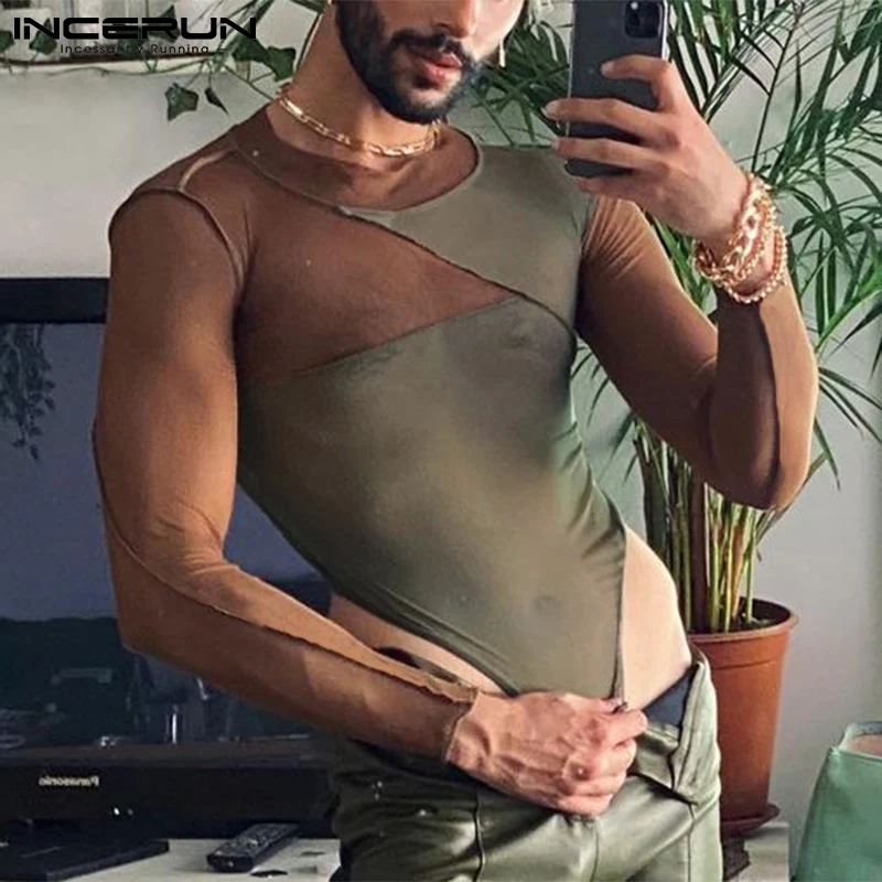 Сексуальный Повседневный стиль новые мужские комбинезоны дышащая сетка мужской комбинезон со строчкой Женский Стильный стрейчевый боди Ж...
Сексуальный Повседневный стиль новые мужские комбинезоны дышащая сетка мужской комбинезон со строчкой Женский Стильный стрейчевый боди Ж...