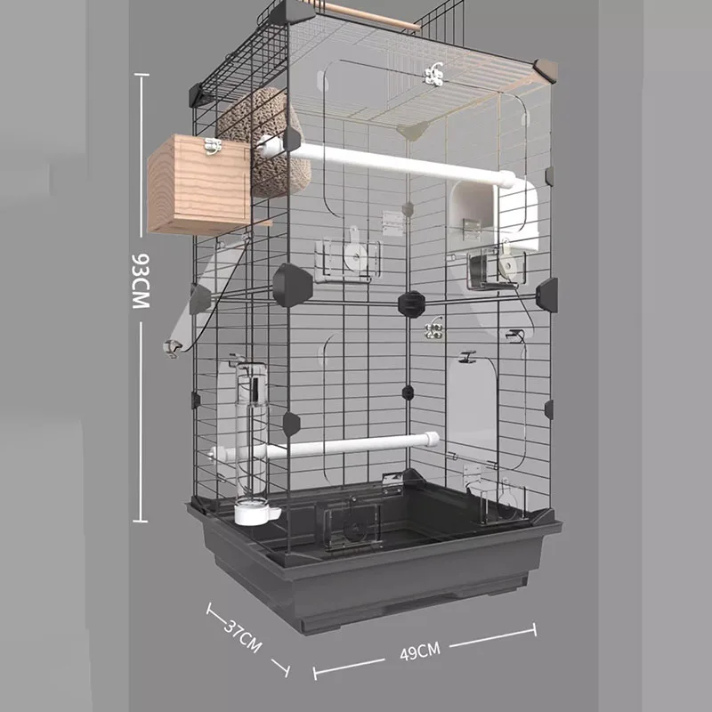Accessories Large Bird Cage Habitats Houses Parrot Clear Bird Cage Luxury Portable Vogelhuisjes Voor Buiten Bird Supplies
Accessories Large Bird Cage Habitats Houses Parrot Clear Bird Cage Luxury Portable Vogelhuisjes Voor Buiten Bird Supplies