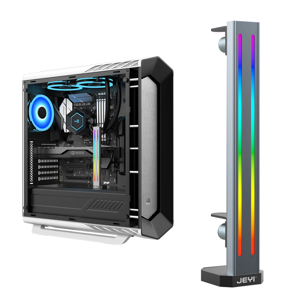 Jeyi GPU Graphics Card Holder 5V 3pin Rgb Sata 15pin Cooling Support Magnetic Adjustable GPU Holder Desktop Computer Accessories
Jeyi GPU Graphics Card Holder 5V 3pin Rgb Sata 15pin Cooling Support Magnetic Adjustable GPU Holder Desktop Computer Accessories