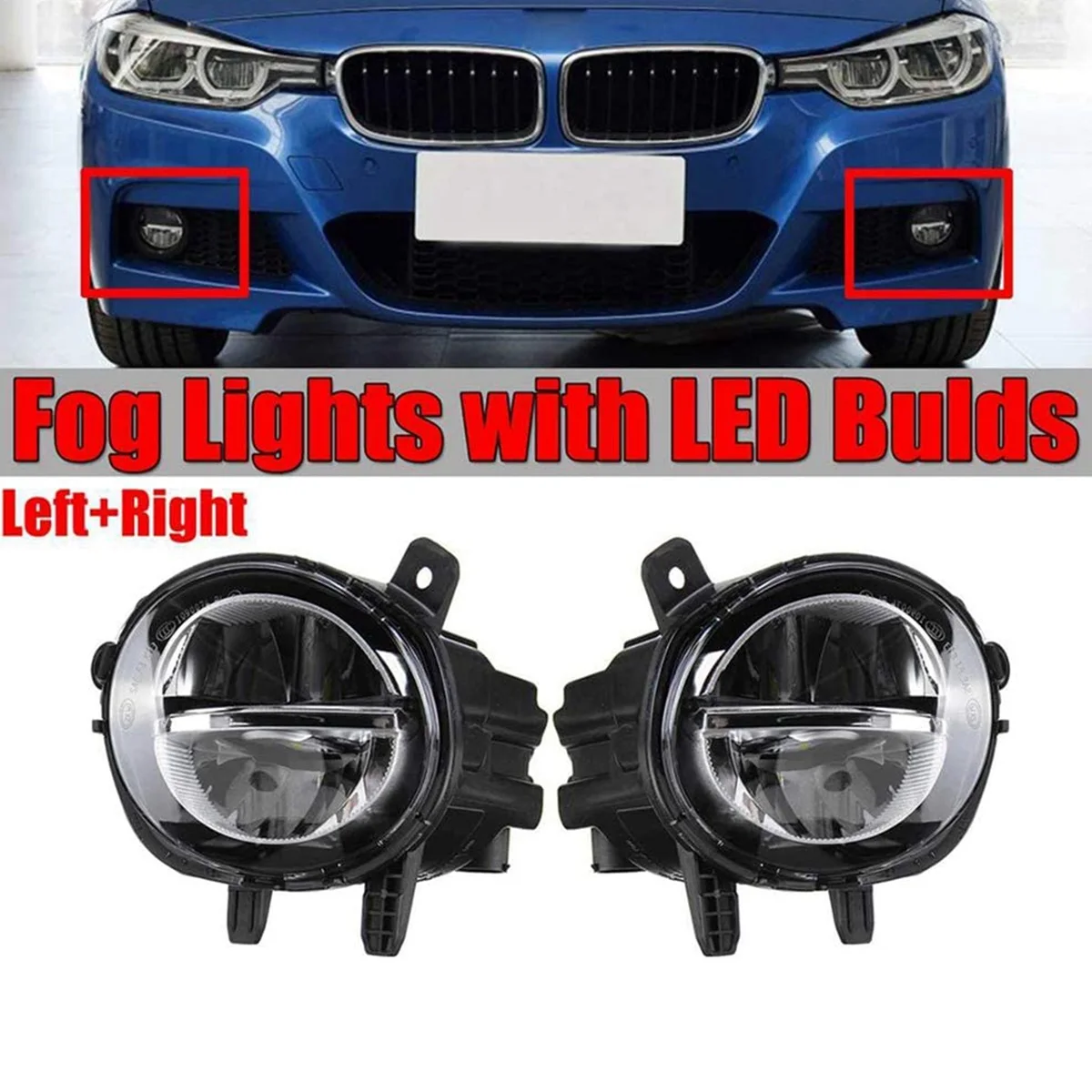 Front LED Fog Light Lamp DRL Driving Lamp for BMW 3 Series F20 F22 F30 F35 LCI 63177315559 63177315560
Front LED Fog Light Lamp DRL Driving Lamp for BMW 3 Series F20 F22 F30 F35 LCI 63177315559 63177315560