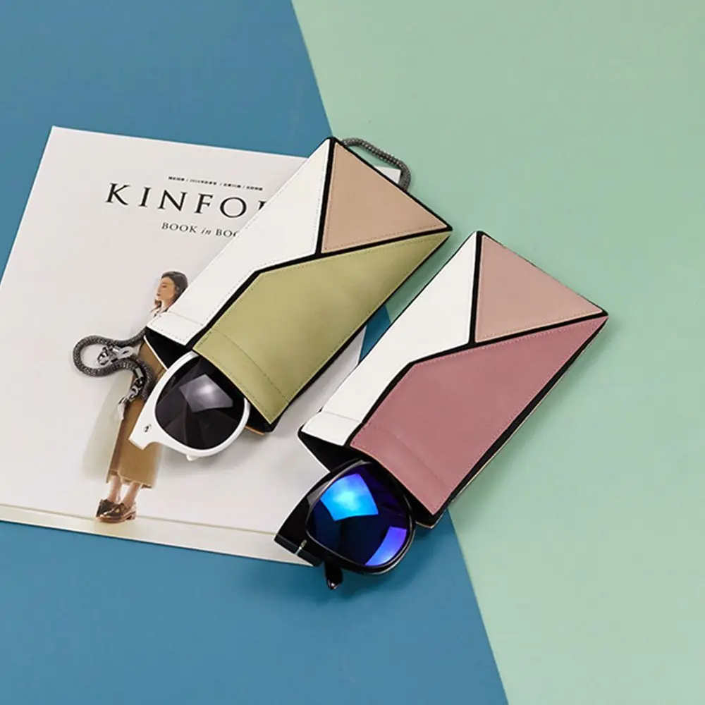 2022 New Color Matching Glasses Bag PU Leather Dust-proof Sunglasses Storage Bag Multifunctional Jewelry Storage Pouch
2022 New Color Matching Glasses Bag PU Leather Dust-proof Sunglasses Storage Bag Multifunctional Jewelry Storage Pouch