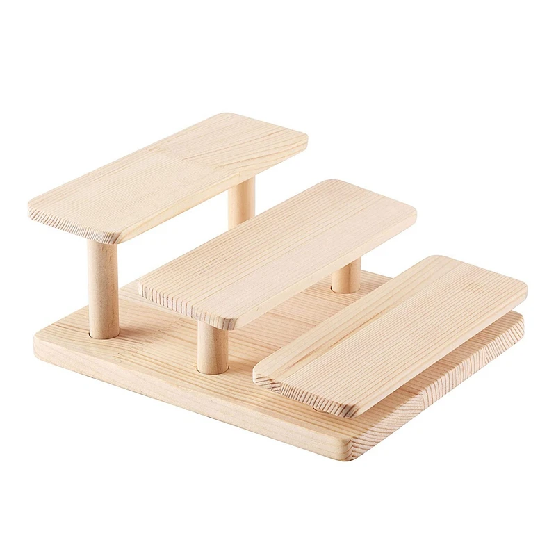Uclio Wooden Display Risers 3 Layers Glasses Display Stand Jewelry Holder Stand Wood Organizer Tray For Cabinet Desktop
Uclio Wooden Display Risers 3 Layers Glasses Display Stand Jewelry Holder Stand Wood Organizer Tray For Cabinet Desktop