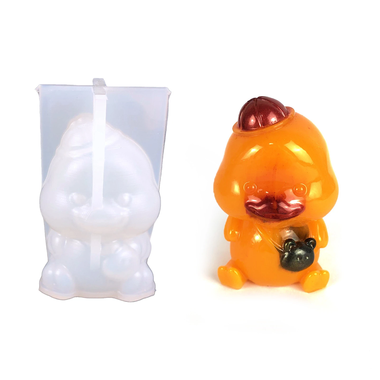 Duck Ornaments Epoxy Resin Mold Plaster Candle Aromatherapy Mold 3D Cartoon Hat Duck Silicone Mold
Duck Ornaments Epoxy Resin Mold Plaster Candle Aromatherapy Mold 3D Cartoon Hat Duck Silicone Mold
