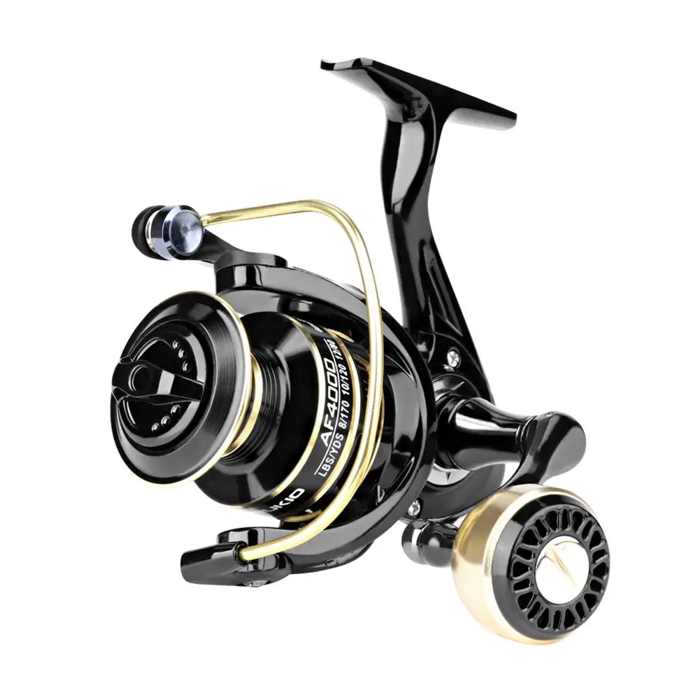 Metal Spinning Fishing Reel 1BB AF 2000-7000 Gear Ratio 5.2:1 Anti-slip Lightweight Ultra Smooth Fishing Wheel Angling Accessory
Metal Spinning Fishing Reel 1BB AF 2000-7000 Gear Ratio 5.2:1 Anti-slip Lightweight Ultra Smooth Fishing Wheel Angling Accessory