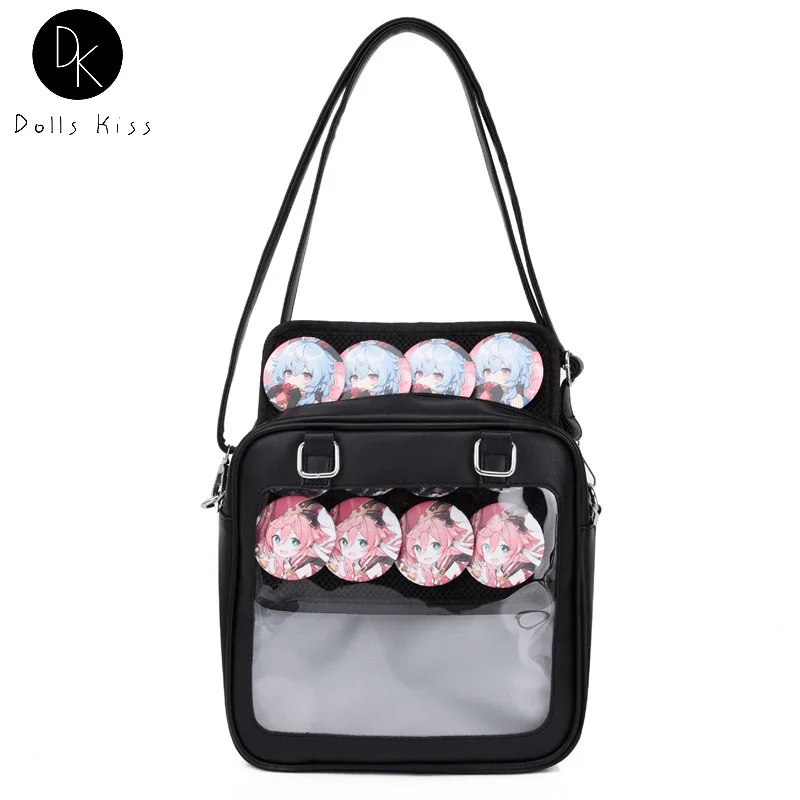 JK Ita 3 Ways Uniform Bag for Girls Harajuku Clear School Bags High Quality ITA Badge Backpack Ladies Handbag and Shoulder Bag
JK Ita 3 Ways Uniform Bag for Girls Harajuku Clear School Bags High Quality ITA Badge Backpack Ladies Handbag and Shoulder Bag