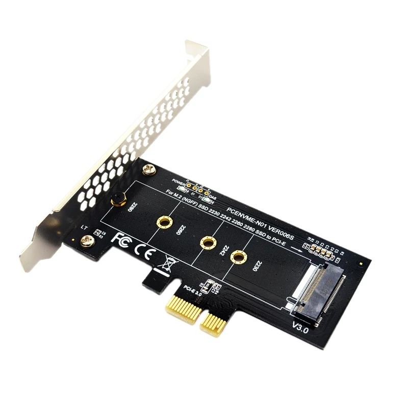 PCIE к M2 адаптер PCI Express 3,0 X1 к NVME SSD M2 PCIE адаптер для сбора данных Поддержка 2230 2242 2260 2280 M.2 SSD
PCIE к M2 адаптер PCI Express 3,0 X1 к NVME SSD M2 PCIE адаптер для сбора данных Поддержка 2230 2242 2260 2280 M.2 SSD