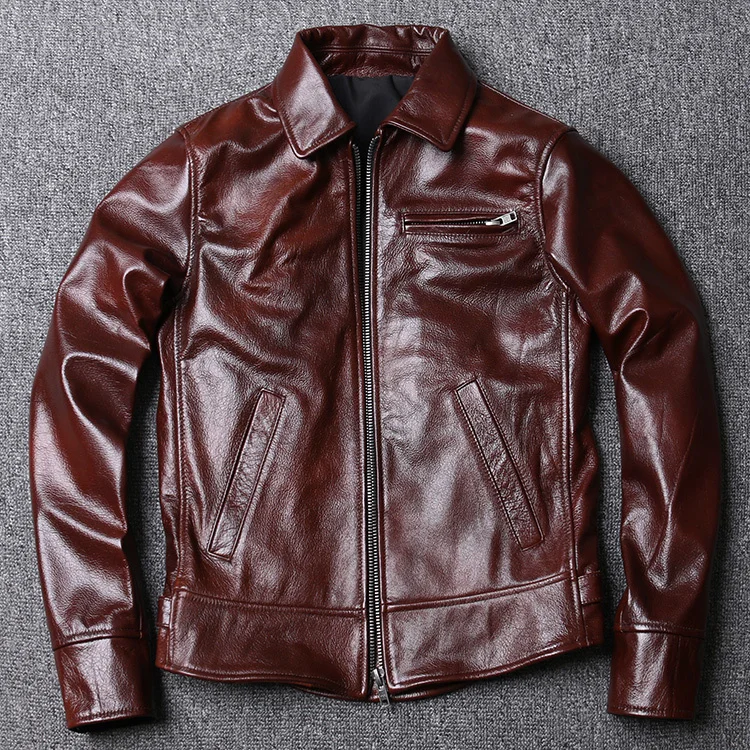 Genuine Leather Jacket Man Real Cowhide Coat Short Biker Jacket for Men Style Plus Size 5xl Spring 2022 Hommes Veste
Genuine Leather Jacket Man Real Cowhide Coat Short Biker Jacket for Men Style Plus Size 5xl Spring 2022 Hommes Veste