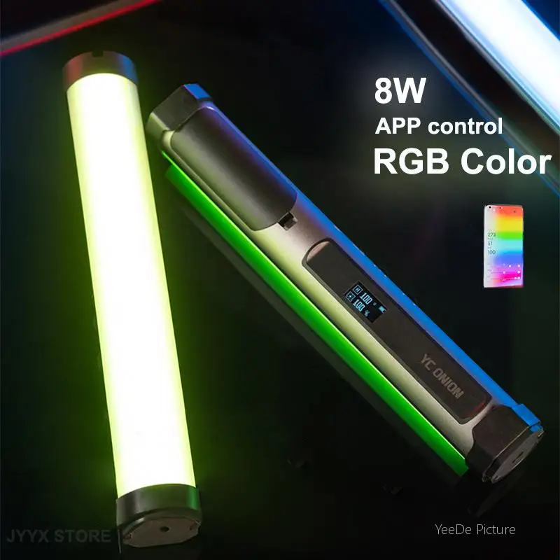 YC Onion Energy Tube Handheld LED RGB Light Stick Photography Studio Light Soft Tube Light Photography Lighting App Control
YC Onion Energy Tube Handheld LED RGB Light Stick Photography Studio Light Soft Tube Light Photography Lighting App Control