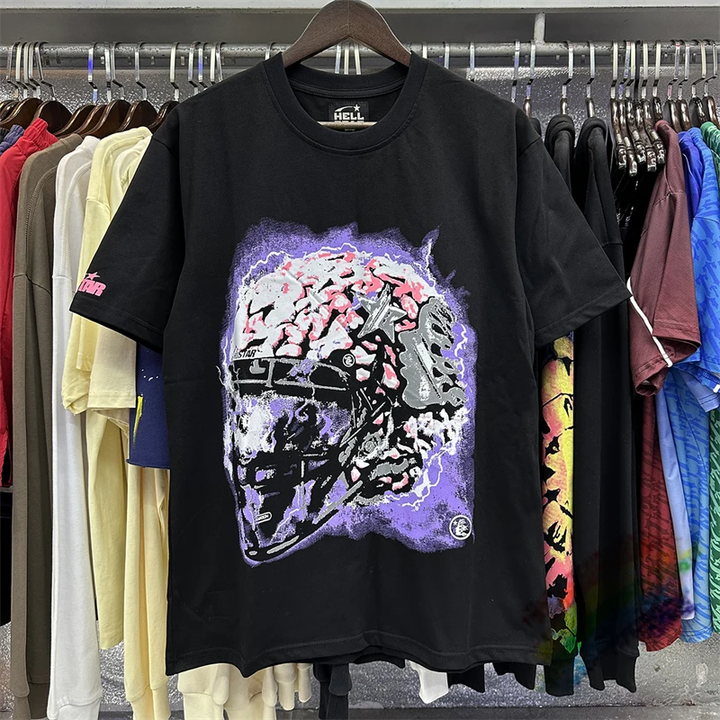 Hellstar Powered By The Star Tee Men Women Vintage T-shirt Tops O-neck Short Sleeve
Hellstar Powered By The Star Tee Men Women Vintage T-shirt Tops O-neck Short Sleeve