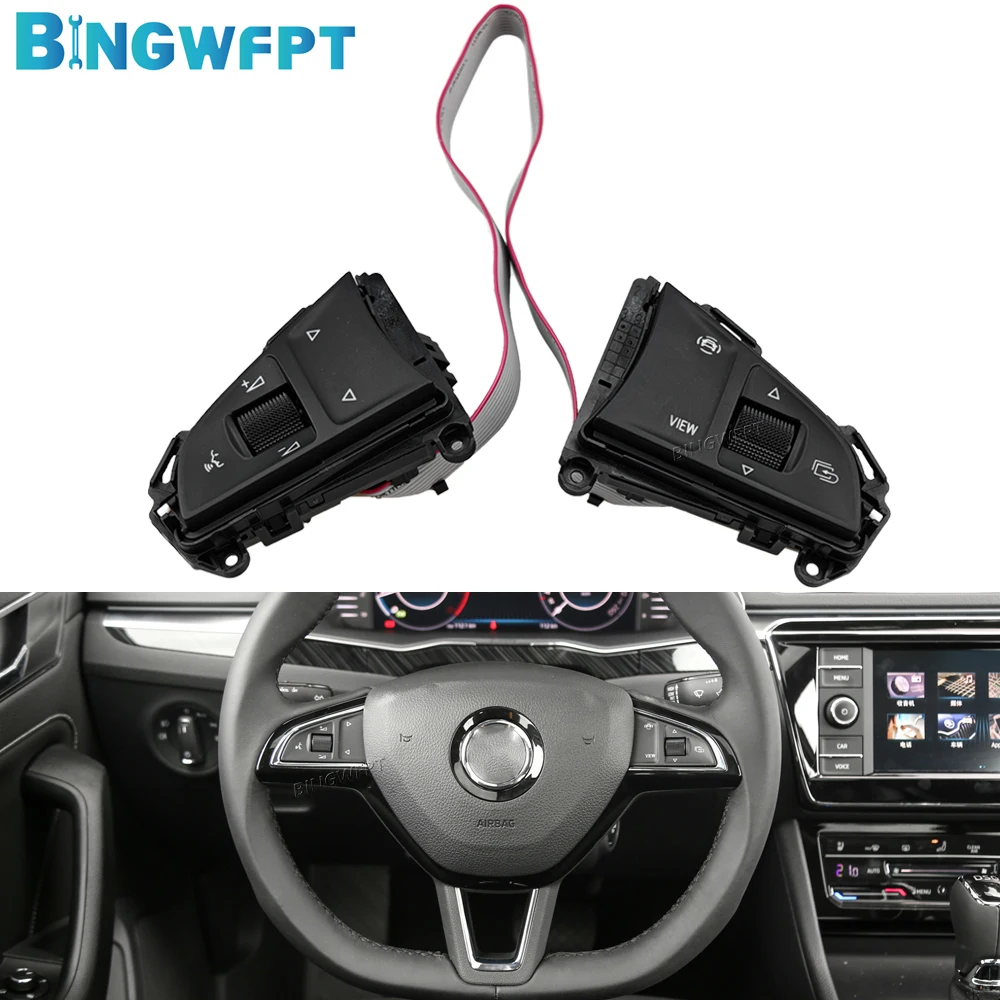 3 В постоянного тока 919 719 A Многофункциональный переключатель управления кнопками на руле для Skoda Octavia A7 Superb Kodiak 2015-2025 3VD919719
3 В постоянного тока 919 719 A Многофункциональный переключатель управления кнопками на руле для Skoda Octavia A7 Superb Kodiak 2015-2025 3VD919719