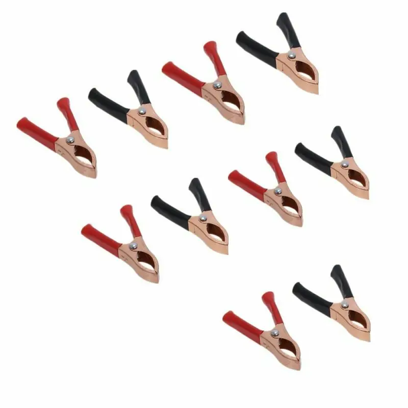 10pcs 30A Car Alligator Clips Battery Clamps Crocodile Clip Aligator Clips 70mm For Battery Chargers Cars Voltage Testers
10pcs 30A Car Alligator Clips Battery Clamps Crocodile Clip Aligator Clips 70mm For Battery Chargers Cars Voltage Testers