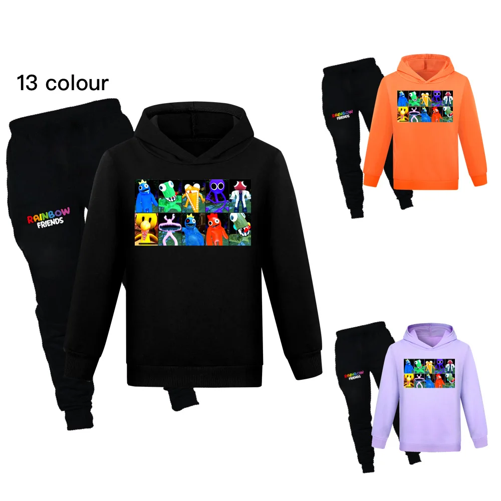 Boys Girls Rainbow friends Hoodie Suit Cotton Kids Girls Hooded Sportswear Boys Sets Pants Boys Clothes 2 pez 1-16 Years
Boys Girls Rainbow friends Hoodie Suit Cotton Kids Girls Hooded Sportswear Boys Sets Pants Boys Clothes 2 pez 1-16 Years