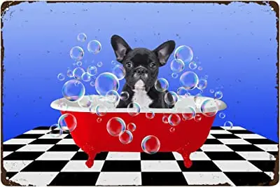 Metal Tin Sign Little Dog Bath Tub Funny Dog Metal Signs Poster Wall Decor Design for Cafes Bar Pub Beer Club Wall
Metal Tin Sign Little Dog Bath Tub Funny Dog Metal Signs Poster Wall Decor Design for Cafes Bar Pub Beer Club Wall