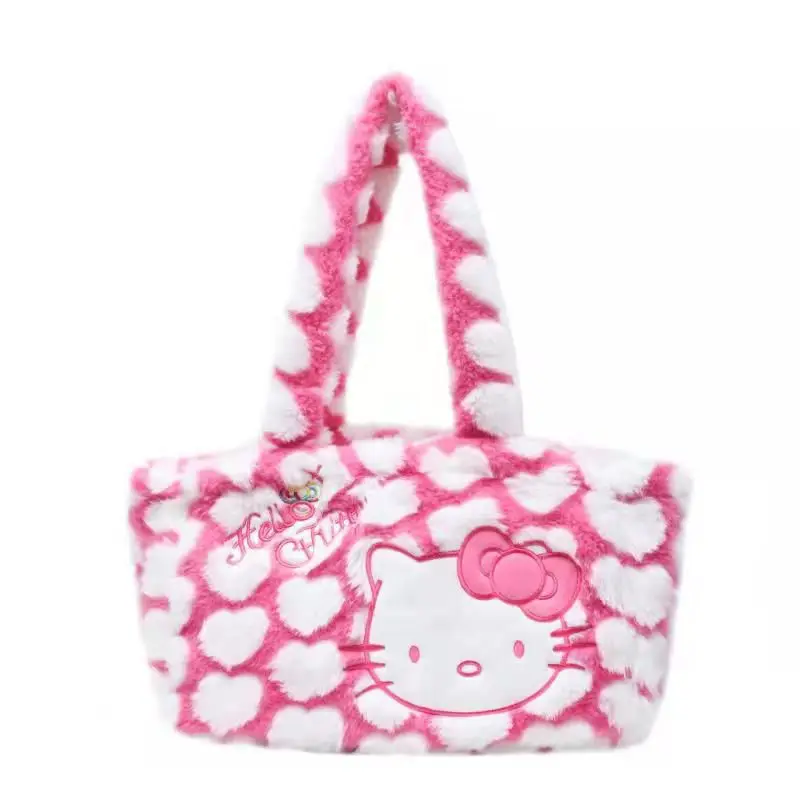 Модная женская милая плюшевая сумка Hello Kitty, сумки на плечо, милые портативные сумки для декора комнаты, кошельки, сумки, рюкзаки для девочек
Модная женская милая плюшевая сумка Hello Kitty, сумки на плечо, милые портативные сумки для декора комнаты, кошельки, сумки, рюкзаки для девочек