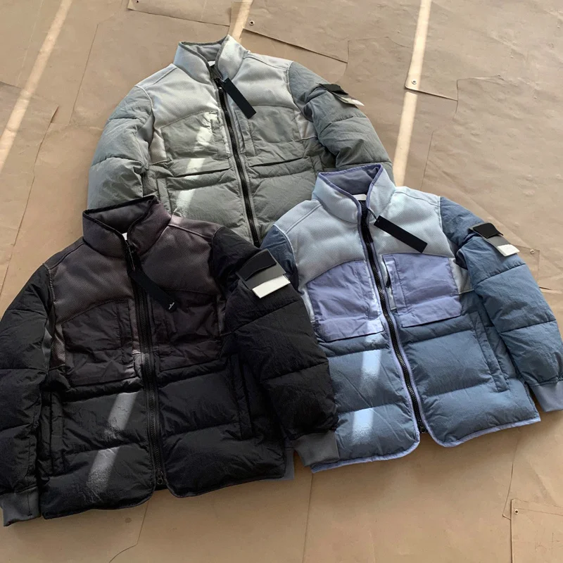 Autumn and winter spliced Top outdoor thermal insulation down jacket Technology material abrasion resistant coat
Autumn and winter spliced Top outdoor thermal insulation down jacket Technology material abrasion resistant coat