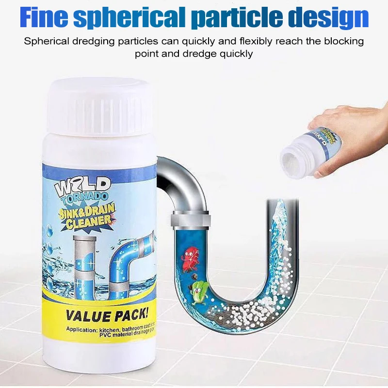 Pipe Dredge Deodorant Portable Fast Kitchen Sink Bathroom Toilet Pipe Cleaner for Sewer Dredge Pipe Stain Removing B1
Pipe Dredge Deodorant Portable Fast Kitchen Sink Bathroom Toilet Pipe Cleaner for Sewer Dredge Pipe Stain Removing B1