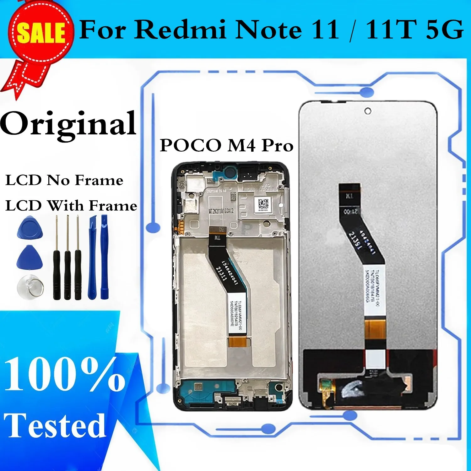 Оригинальный сенсорный ЖК-экран для Xiaomi Redmi Note 11 11T, цифровой преобразователь сенсорной панели в сборе с рамкой для замены и ремонта для POCO M4 Pro
Оригинальный сенсорный ЖК-экран для Xiaomi Redmi Note 11 11T, цифровой преобразователь сенсорной панели в сборе с рамкой для замены и ремонта для POCO M4 Pro