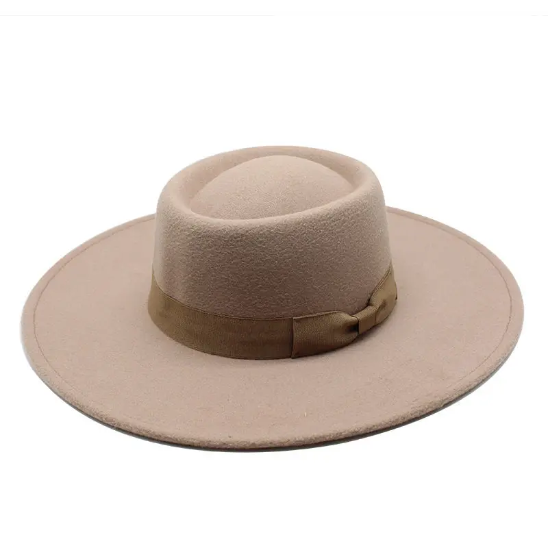 2022 Fedoras Hats For Women Men Woolen Jazz Hat Flat Top Cap Fashion Big Brim Hat Solid Autumn and Winter Fashionable Panama Cap
2022 Fedoras Hats For Women Men Woolen Jazz Hat Flat Top Cap Fashion Big Brim Hat Solid Autumn and Winter Fashionable Panama Cap
