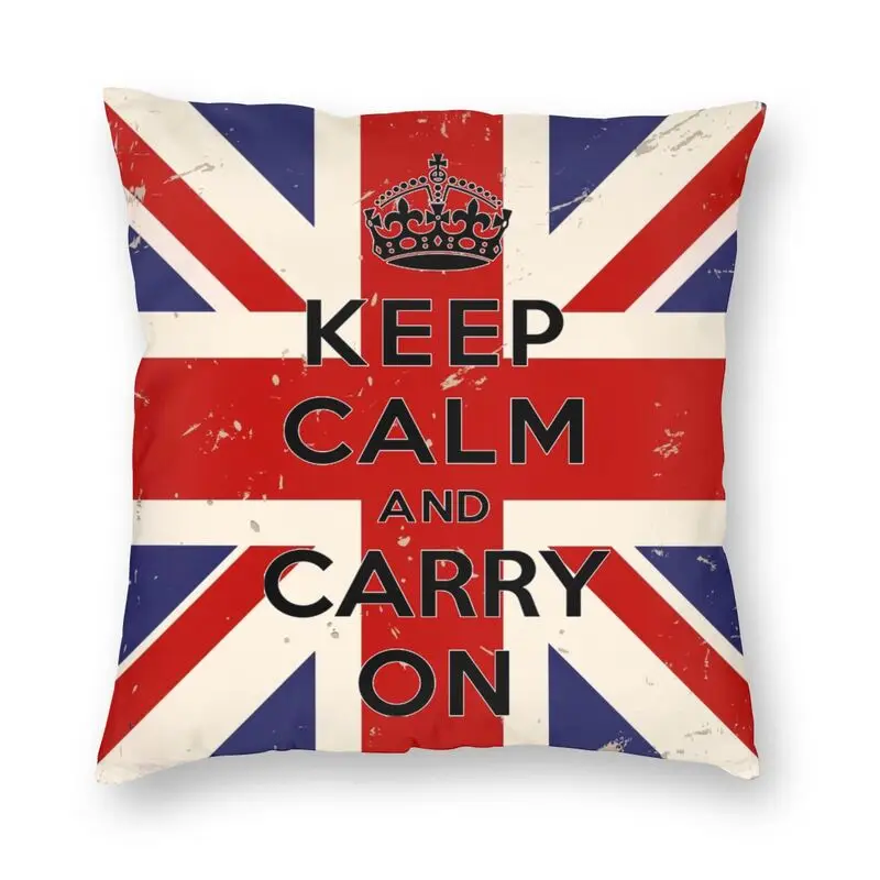 Keep Calm And Carry On British Flag Cushion Cover Two Side Print Throw Pillow Case for Car Fashion Pillowcase Home Decoration
Keep Calm And Carry On British Flag Cushion Cover Two Side Print Throw Pillow Case for Car Fashion Pillowcase Home Decoration