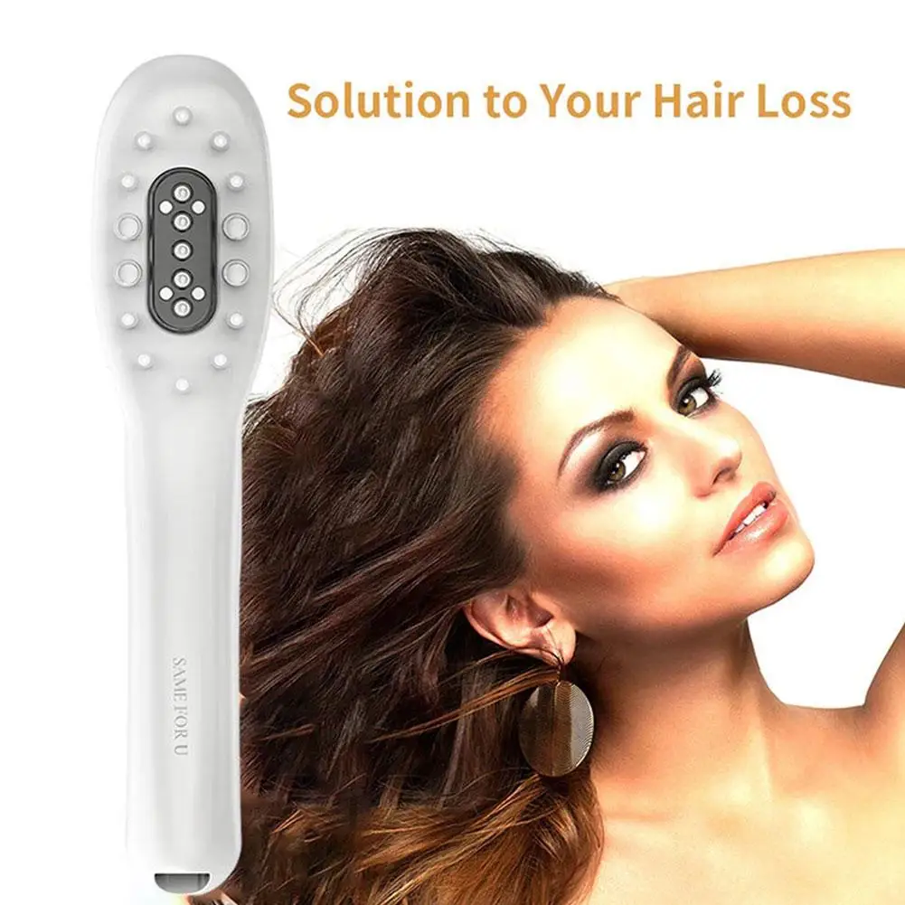 EMS Micro-current Scalp Massager Comb Anti-hair Loss Vibration Care Hair Brush RF Comb Health Light Led Hair G4F7
EMS Micro-current Scalp Massager Comb Anti-hair Loss Vibration Care Hair Brush RF Comb Health Light Led Hair G4F7