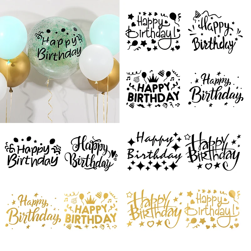 (Just Sticker)1pc Personalized Birthday Balloon Sticker Wedding Event Party Baby Shower Birthday Decor Suit For 18/24" Balloon
(Just Sticker)1pc Personalized Birthday Balloon Sticker Wedding Event Party Baby Shower Birthday Decor Suit For 18/24" Balloon