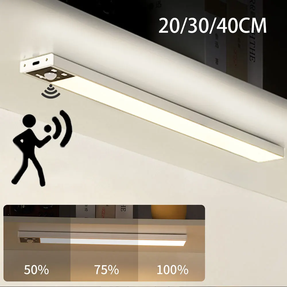 LED USB Night Lights Motion Sensor Cabinet Light 20/30/40CM Wireless Magnetic Light for Wardrobe Staircase Lighting Lamp
LED USB Night Lights Motion Sensor Cabinet Light 20/30/40CM Wireless Magnetic Light for Wardrobe Staircase Lighting Lamp