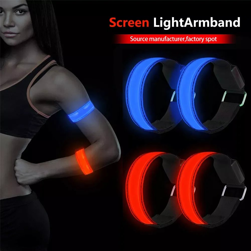 LED Reflective Armband Bracelet Outdoor Sports Safety Luminous Running Band Reflector Night Jogging Walking Cycling
LED Reflective Armband Bracelet Outdoor Sports Safety Luminous Running Band Reflector Night Jogging Walking Cycling