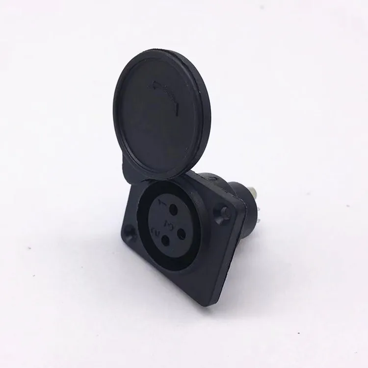 Пылезащитная XLR розетка черная
Пылезащитная XLR розетка черная