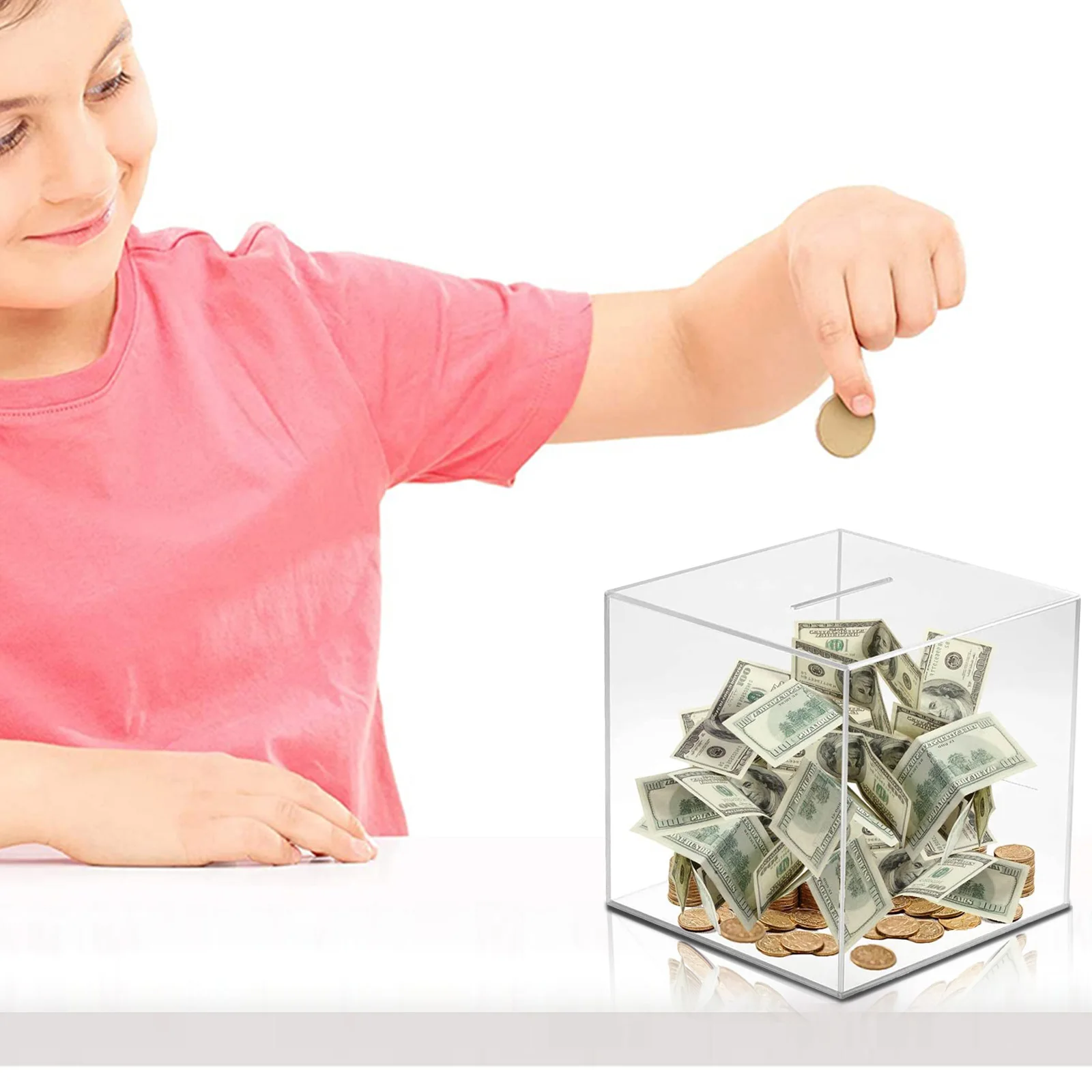 Transparent Piggy Bank Clear Piggy Bank Adults Cash Coins Bank Money Pot Money Bank Acrylic Kids Piggy Bank Child
Transparent Piggy Bank Clear Piggy Bank Adults Cash Coins Bank Money Pot Money Bank Acrylic Kids Piggy Bank Child