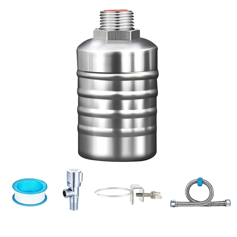 Floating Ball Valve Kit Automatic Water Level Control Valve With Faucet Hose And Clamp
Floating Ball Valve Kit Automatic Water Level Control Valve With Faucet Hose And Clamp